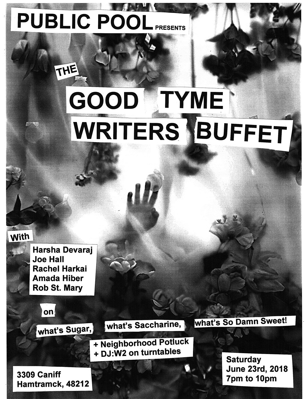 Writers Buffet poster sugar suger